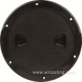 Marine Boat Screw Out Round Abs Deck Inspection Access Hatch Cover